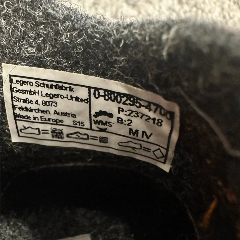 Superfit‎ Happy Fox Dark Grey Felt Slippers Velcro Size EU 19 US 6-12 months
